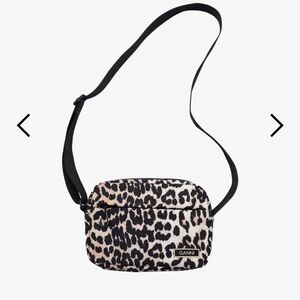 Authentic GANNI Leopard Tech Festival Bag